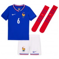 Camiseta Francia Eduardo Camavinga #6 Primera Equipación Replica Eurocopa 2024 para niños mangas cortas (+ Pantalones cortos)